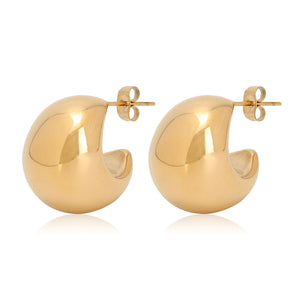 Chunky Gold Hoops