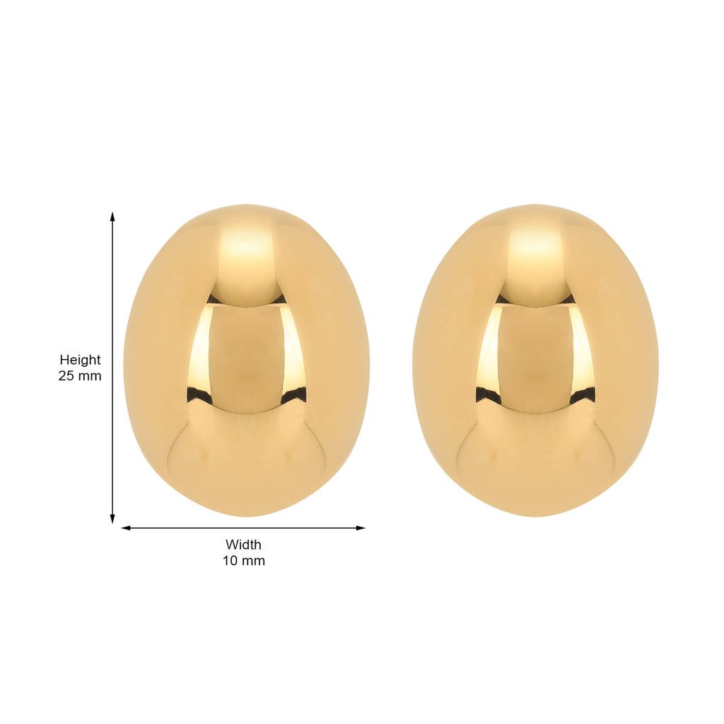 Chunky Gold Hoops