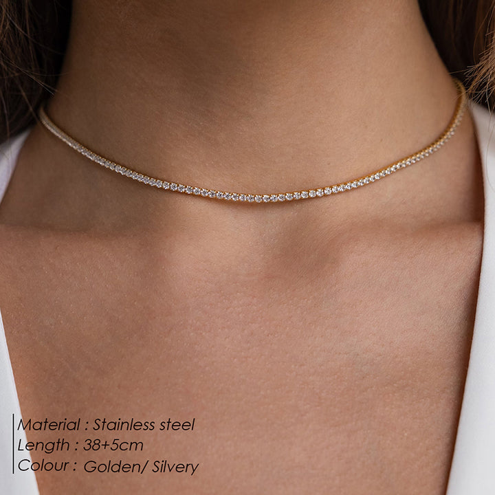 Gia Crystal Necklace