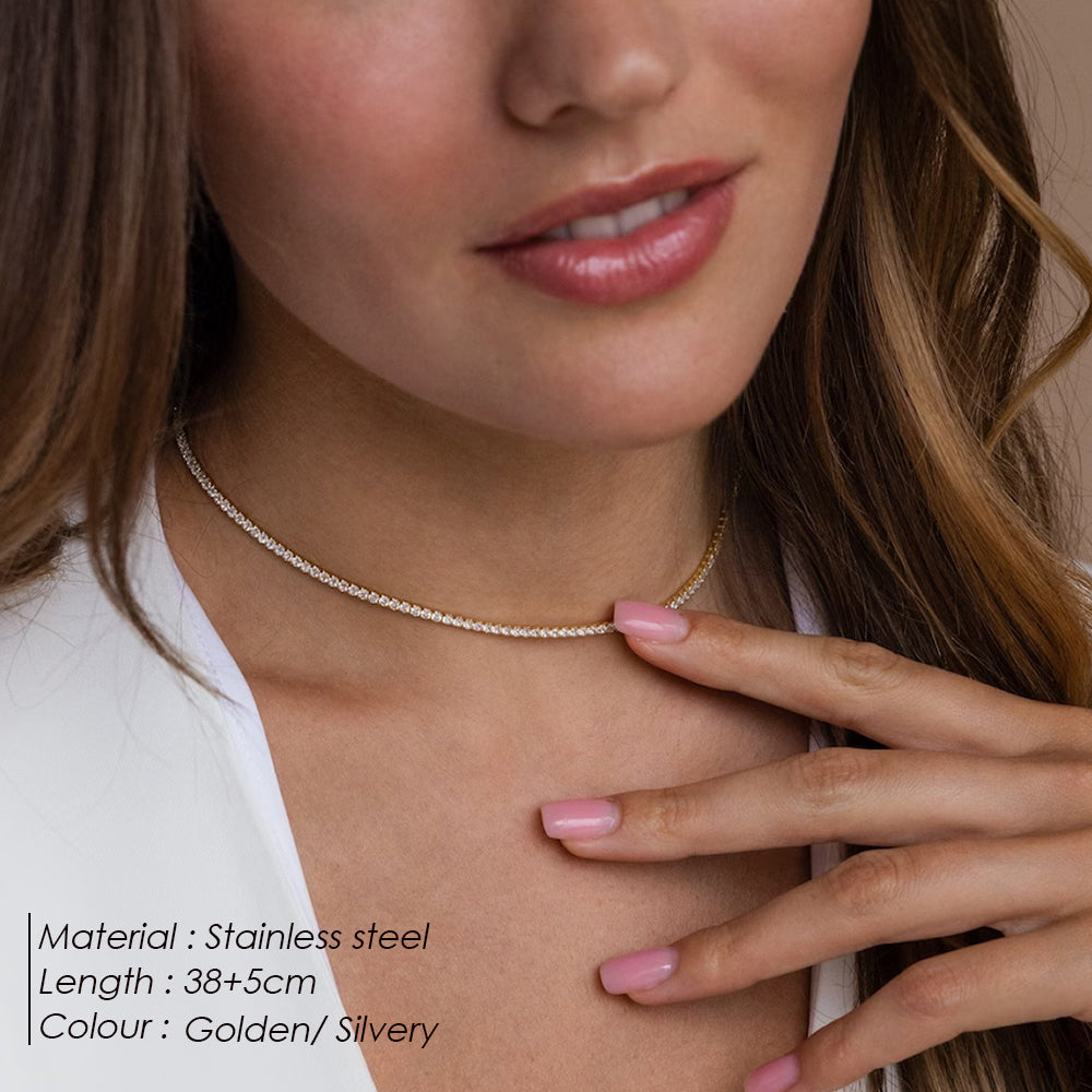 Gia Crystal Necklace