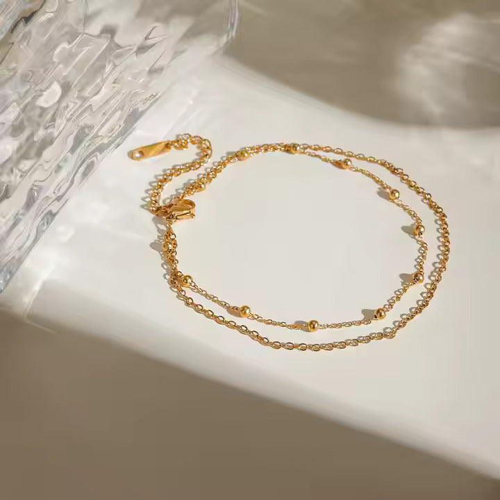 Dual Chain Anklet