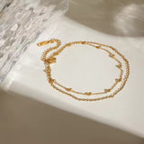 Dual Chain Anklet
