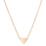 Rose Gold Heart Necklace