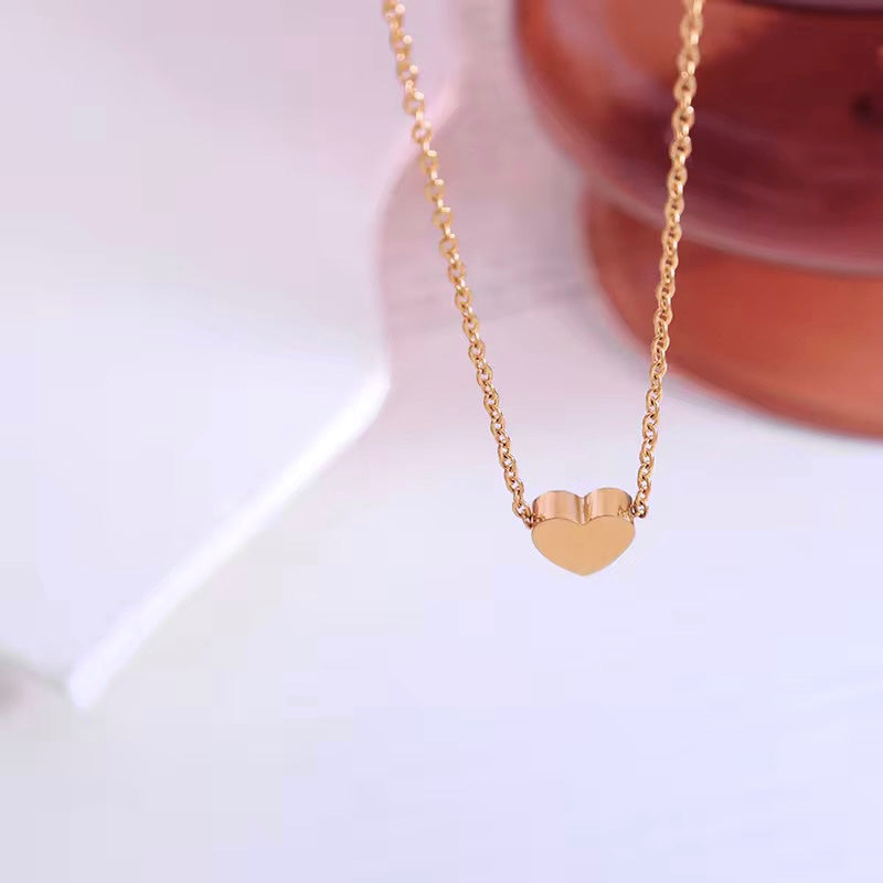 Rose Gold Heart Necklace