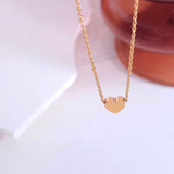 Rose Gold Heart Necklace