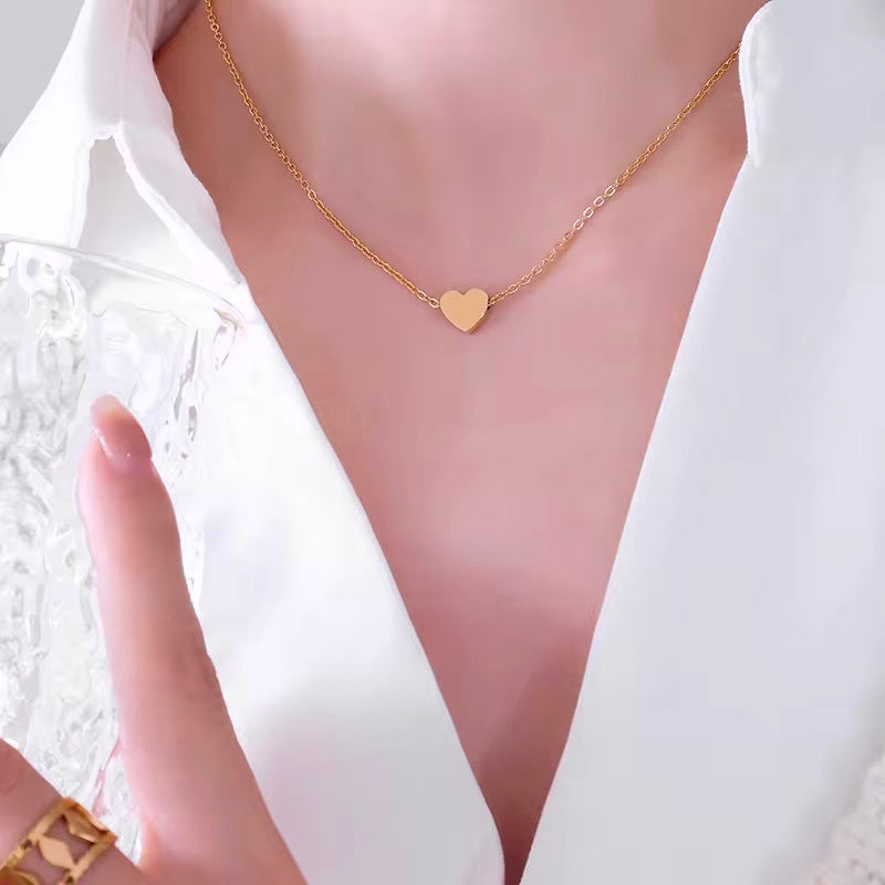 Rose Gold Heart Necklace