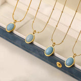 Blue Aura Necklace