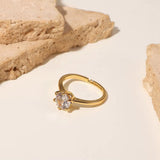 Solitaire Adjustable Ring