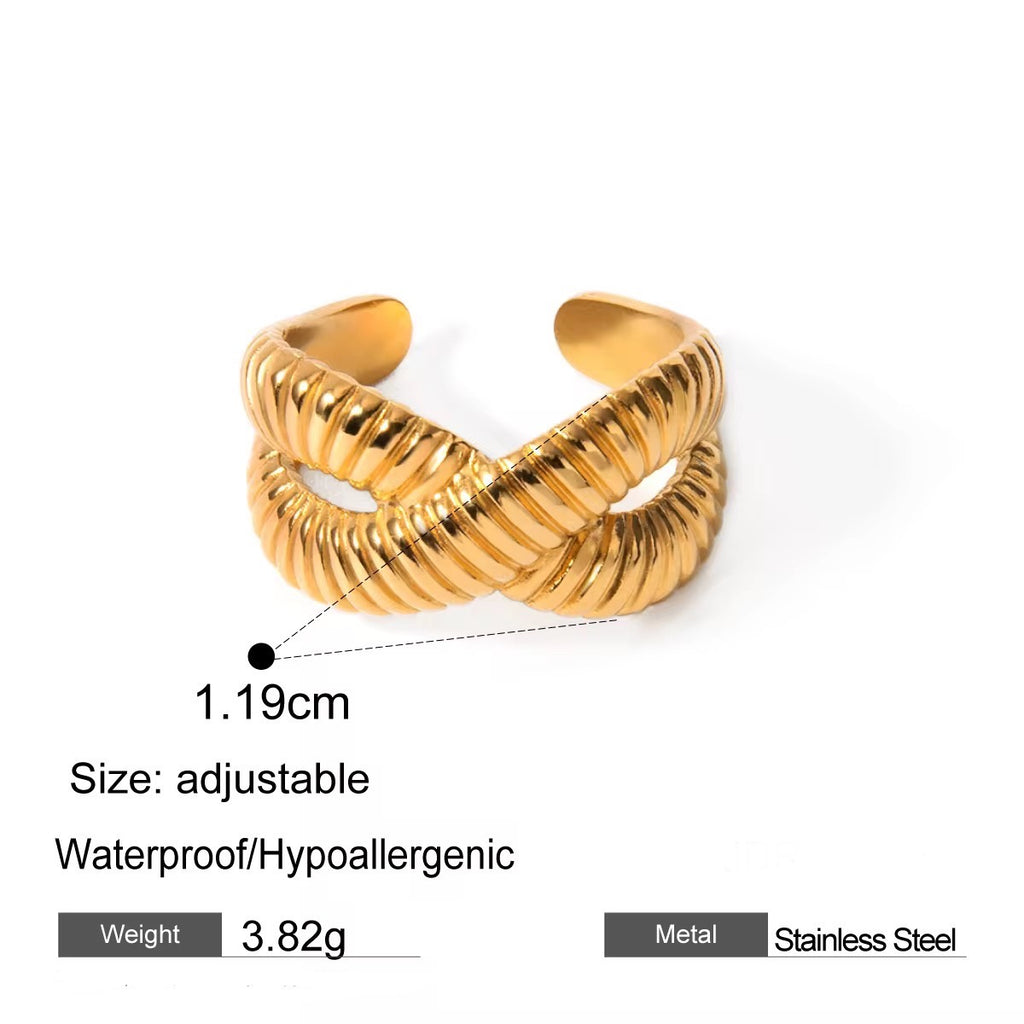 Xoxo Adjustable Ring