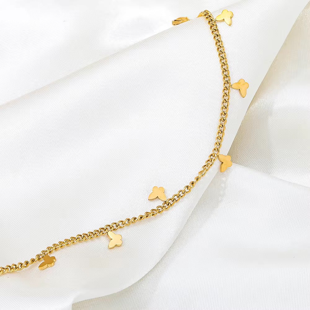 Butterfly Charm Anklet