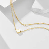 Layered Heart Anklet