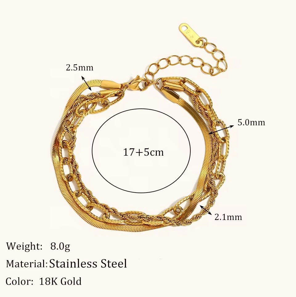 Chain Stack Bracelet