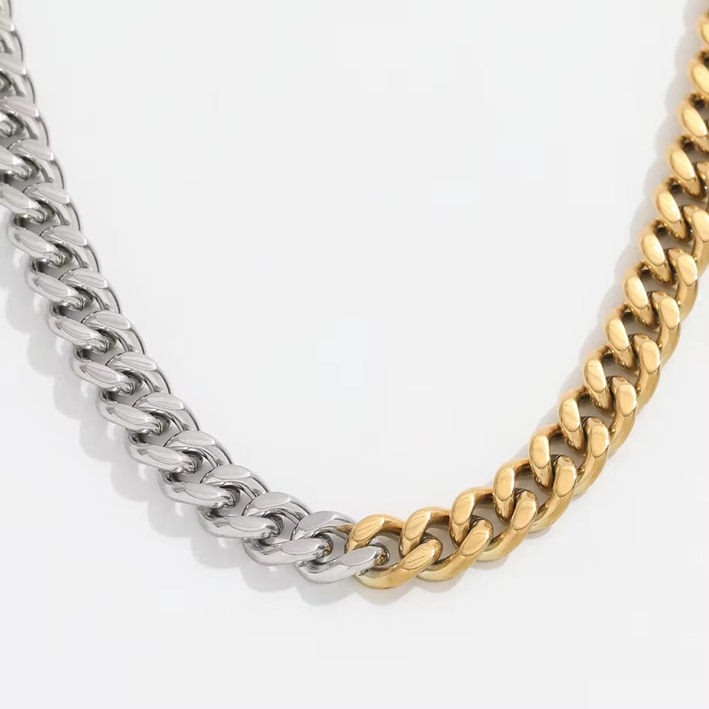 Two Tone Chunky Necklace