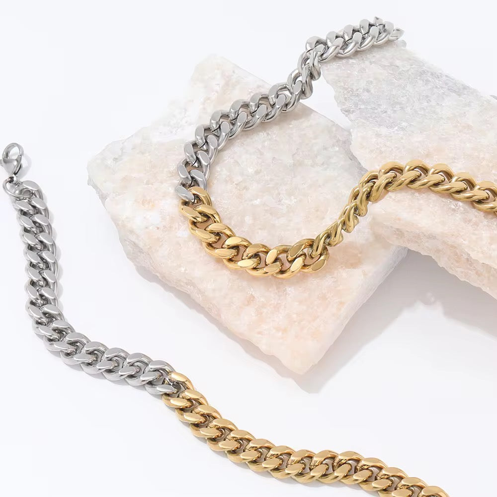 Two Tone Chunky Necklace