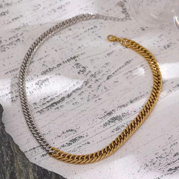Two Tone Chunky Necklace