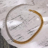 Two Tone Chunky Necklace