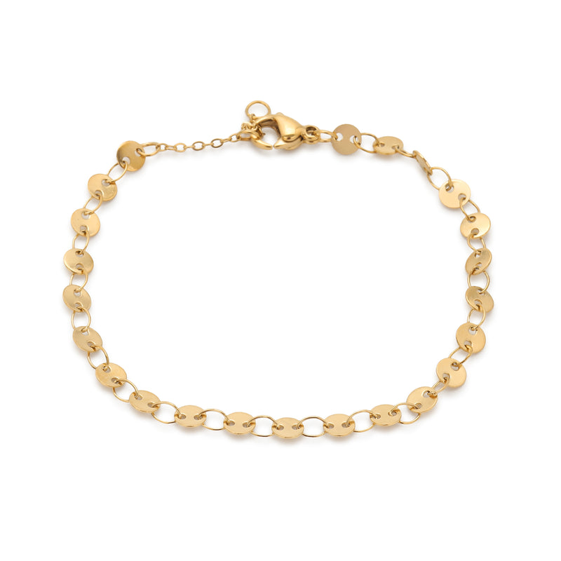 Wafer Chain Bracelet