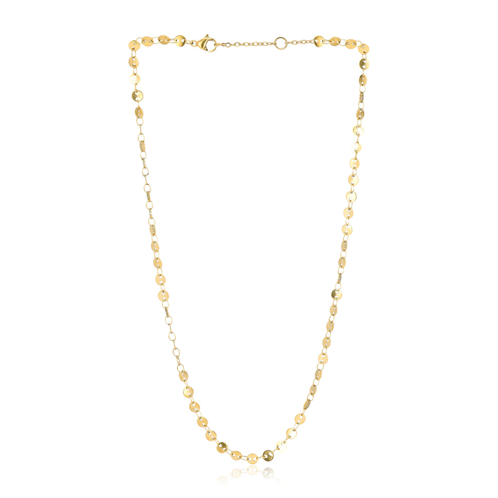 Wafer Chain Necklace