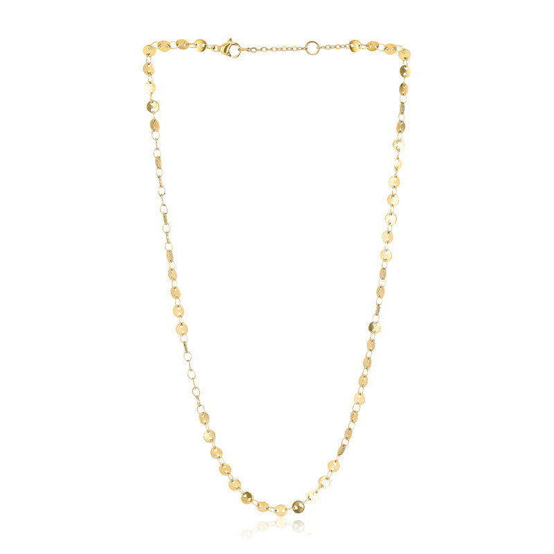 Wafer Chain Necklace