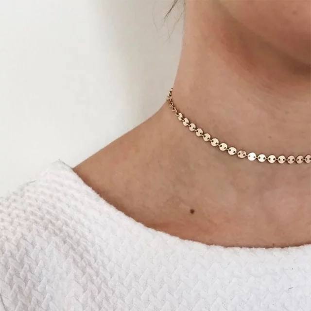 Wafer Chain Necklace