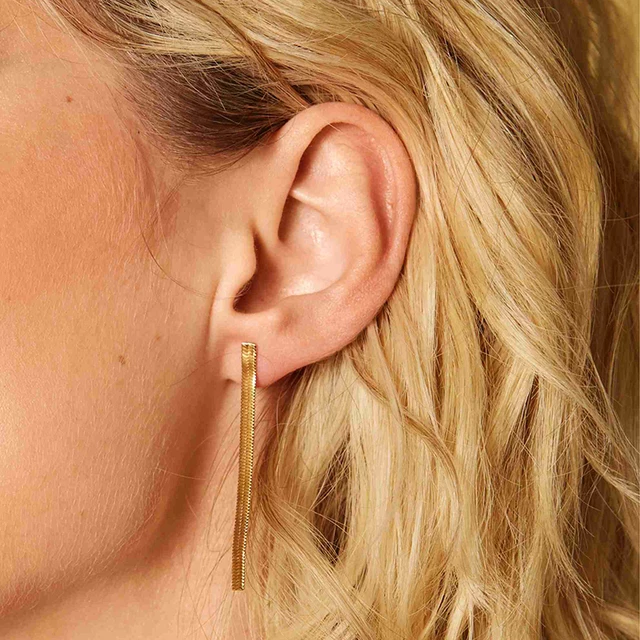 Snake String Earrings