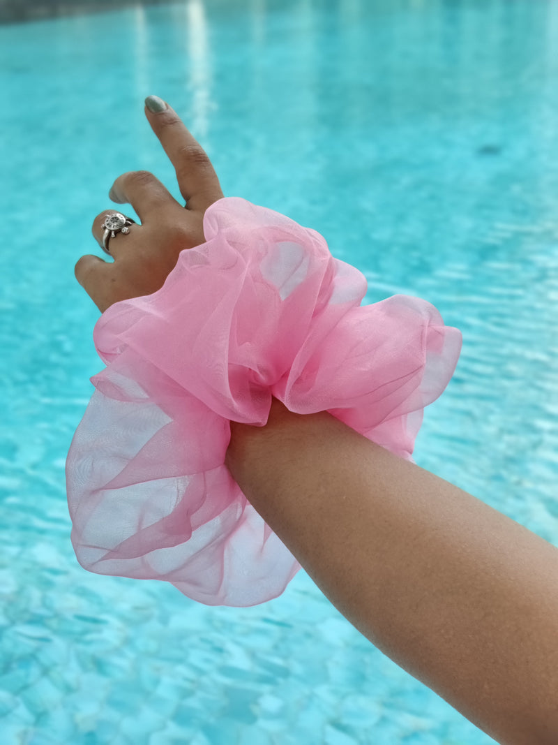 Blush Scrunchie- XXL
