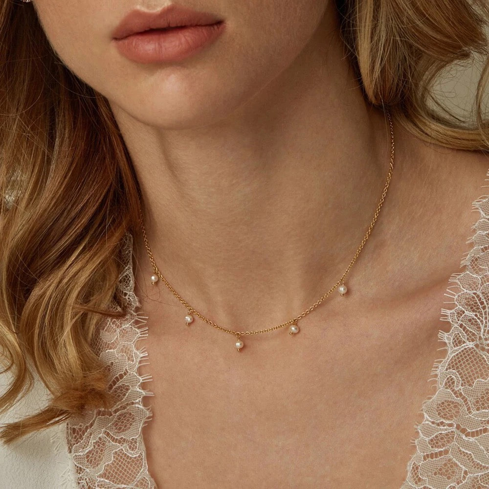 Pearl Drops Necklace