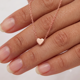 Rose Gold Heart Necklace