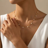 Pearl Drops Necklace