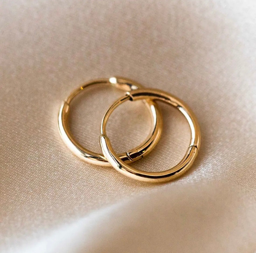 Everyday Hoops- 18K Gold Plated