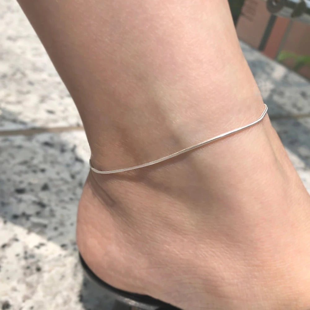 Fin Anklet- 18K Gold Plated