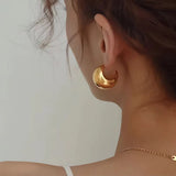 Chunky Gold Hoops