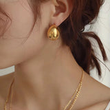 Chunky Gold Hoops