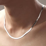 Snake String Necklace- 925 Silver