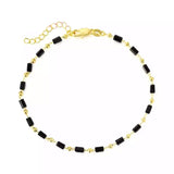 Agate Anklet- 925 Silver