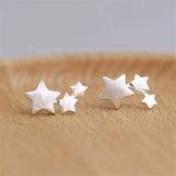 Shooting Star Earrings- 925 Silver
