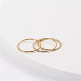 Pine Ring- 18K Gold Plated