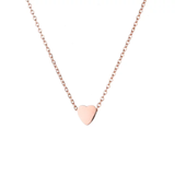 Minimal Heart Necklace- 18K Gold Plated