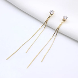 Cocktail Earrings- 14K Gold Plated