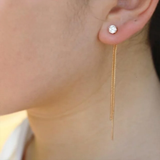Cocktail Earrings- 14K Gold Plated