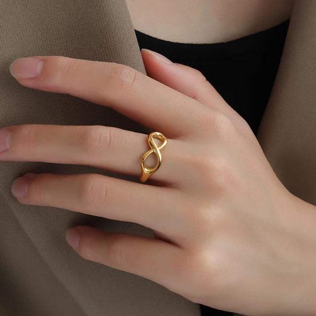 Infinity gold 2025 ring designs