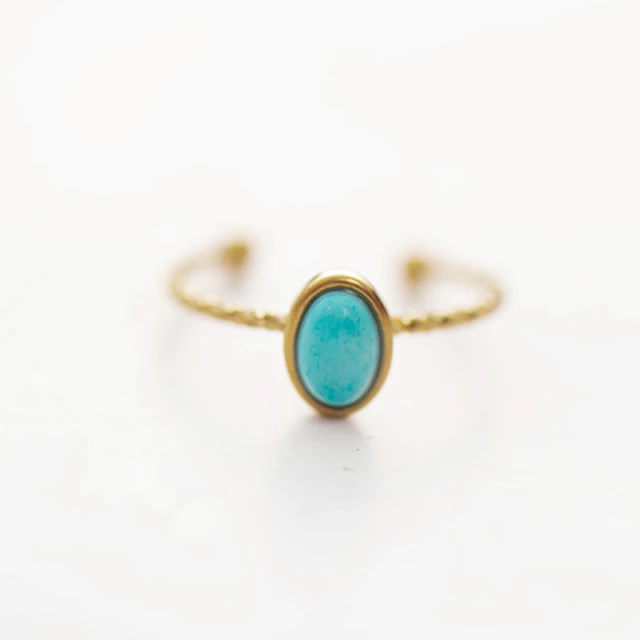 Azure Ring- 18K Gold Plated
