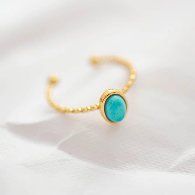 Azure Ring- 18K Gold Plated