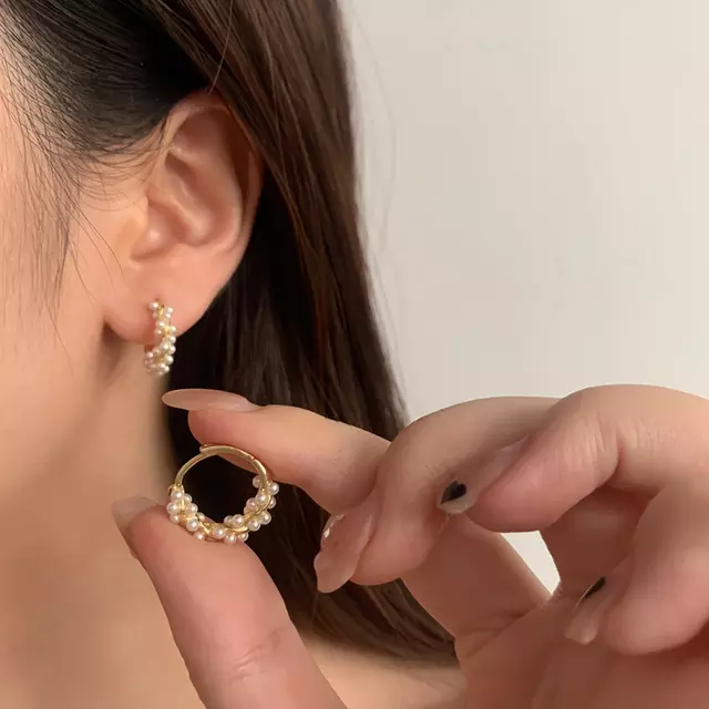 La Pearl Earrings- 18K Gold Plated
