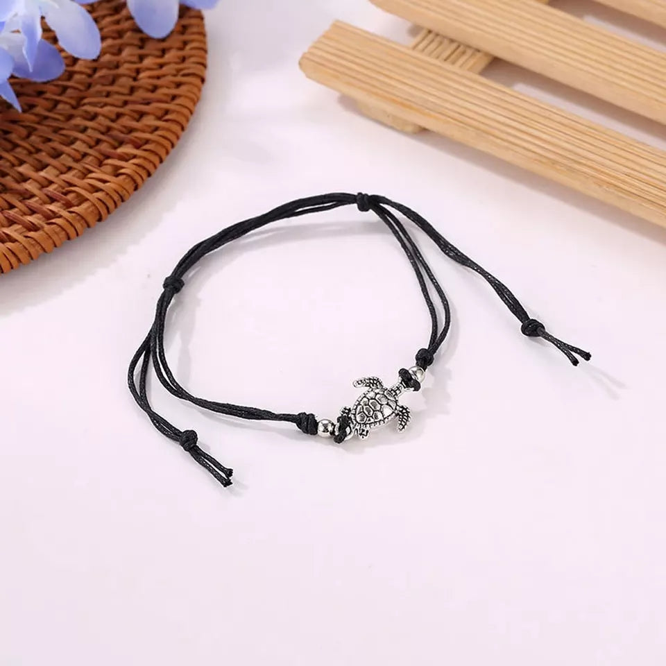 Boho Turtle Anklet Womens Anklet Turtle 3 Pieces Anklet Leather Strap  Fashion Ankle Bracelet Beads  Fruugo IN