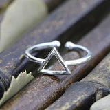 Triangle Ring- 925 Silver