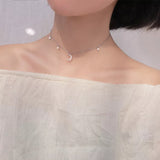 Galaxy String Necklace- 925 Silver