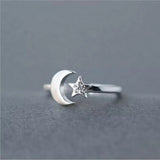 Moonstar Ring- 925 Silver
