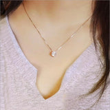 Solitaire Necklace- 925 Silver
