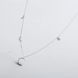 Galaxy String Necklace- 925 Silver